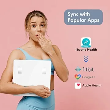 1 BY ONE Smart Body Fat Scale with BMI Tracking and App Sync