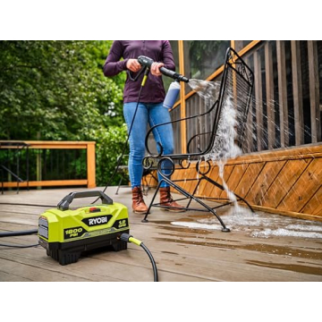 RYOBI 1,800 PSI Electric Pressure Washer for Home Use
