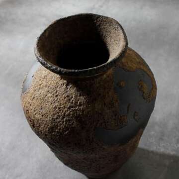 Rustic Ceramic Vase for Elegant Home Decor and Gifts