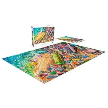 Buffalo Games - Aimee Stewart - Beachcomber’s Bounty - 2000 Piece Jigsaw Puzzle for Adults Challenging Puzzle Perfect for Game Nights - Finished Size is 38.50 x 26.50