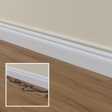 D-Line Half Round Cord Hider, Patented Cable Cover, Hide TV Wall Mount Wires, Raceway for Cords, Decorative Wire Covers, Paintable, Adhesive Cable Concealer - 1x 1.18in W x 0.59in H x 39in L - Beige