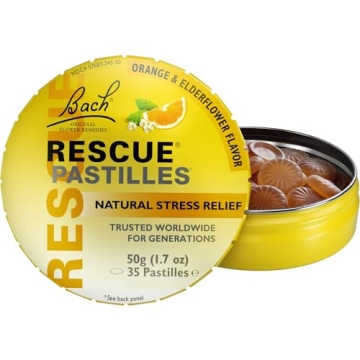 BACH RESCUE PASTILLES for Natural Stress Relief