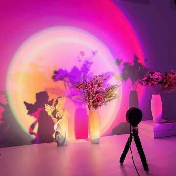 Balkwan Sunset Lamp with 16 Color Remote Control