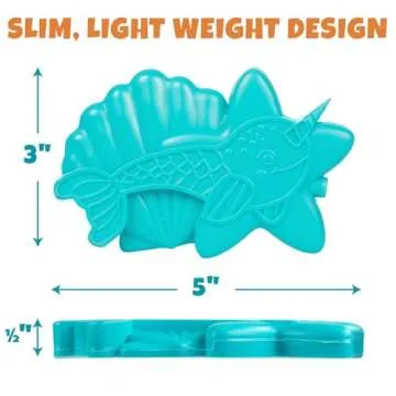 Narwhal Ice Pack Set of 3 for Kids Lunch Boxes