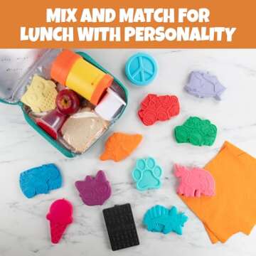 Narwhal Ice Pack Set of 3 for Kids Lunch Boxes