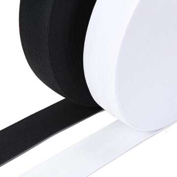 Magnoloran Elastic Band for Sewing - Versatile 1.5 Inch Spool