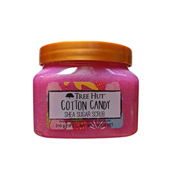 Tree Hut Cotton Candy Shea Sugar Scrub 18 Oz Exfoliating Bliss