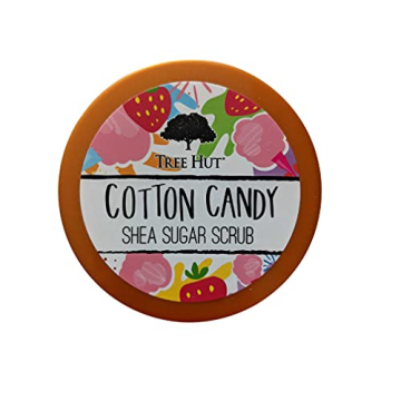 Tree Hut Cotton Candy Shea Sugar Scrub 18 Oz Exfoliating Bliss