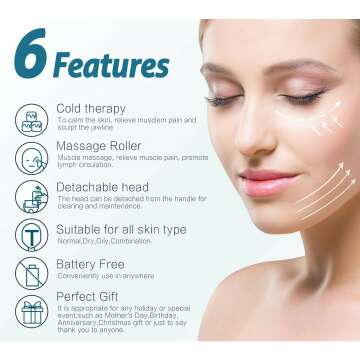 ESARORA Ice Roller for Face & Eye Puffiness Relief