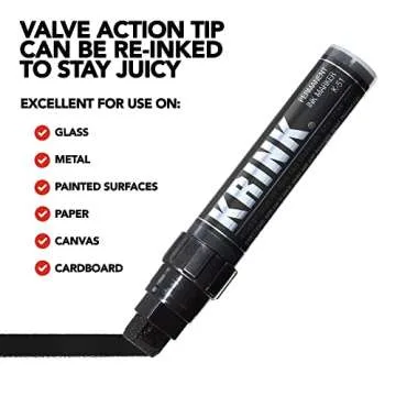 Krink K-51 Black Marker - Handmade with Bold Ink