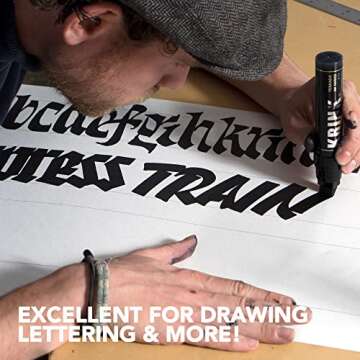 Krink K-51 Black Marker - Handmade with Bold Ink