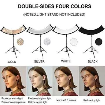 FUDESY Clamshell Light Reflector for Stunning Photography Shots