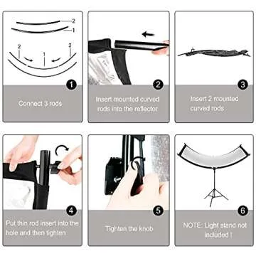 FUDESY Clamshell Light Reflector for Stunning Photography Shots