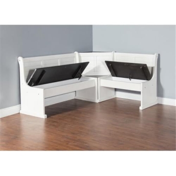 Charming Farmhouse Dining Nook Set with Storage Solutions