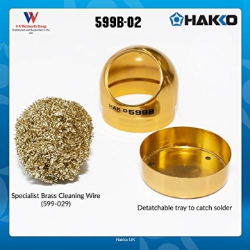 Hakko 599B-02 Solder Tip Cleaner for Efficient Soldering