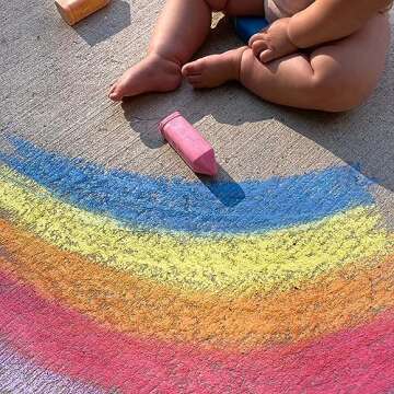 Urban Infant Non-Toxic Jumbo Sidewalk Chalk for Kids