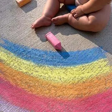 Urban Infant Non-Toxic Jumbo Sidewalk Chalk for Kids