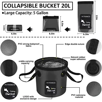 AUTODECO 35Pcs Car Wash Detailing Kit with Foam Gun