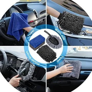 AUTODECO 35Pcs Car Wash Detailing Kit with Foam Gun