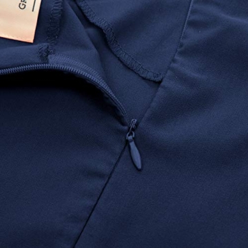 Elegant Navy Off Shoulder Party Dress for Women