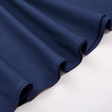 Elegant Navy Off Shoulder Party Dress for Women