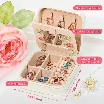 Stylish CHMI Travel Jewelry Case for Women and Girls