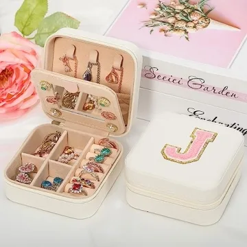 Stylish CHMI Travel Jewelry Case for Women and Girls