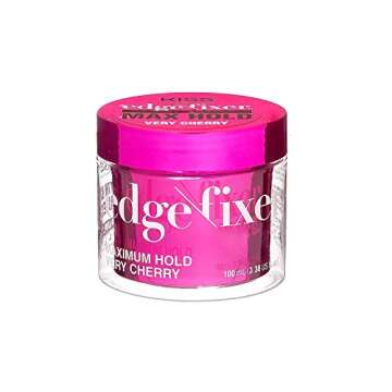 KISS COLORS & CARE Maximum Hold Edge Fixer, Non-Greasy Gel Formula Infused With Biotin B7, 24 Hour H...