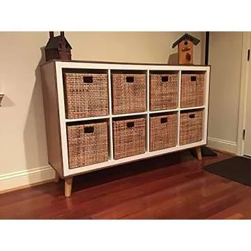 Round Solid Wood Furniture Legs Sofa Replacement Legs Perfect for Mid-Century Modern/Great IKEA hack for Sofa, Couch, Bed, Coffee Table (4 Inches,Set of 4, Original Wood Color)