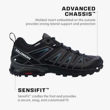Salomon Men's X ULTRA PIONEER CLIMASALOMON™ WATERPROOF Hiking Shoes