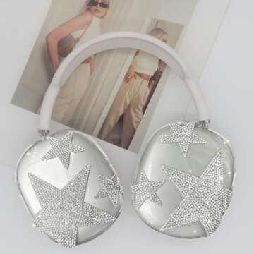 Stylish Bling Diamond Case Cover for AirPods Max Headphones