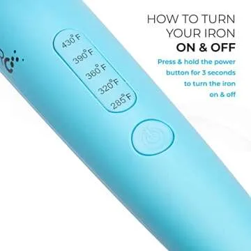 Dual Voltage One Inch Curling Iron for International Travel | Fine, Curl-Resistant Hair with Firm Easy-Clamp by SKYPRO