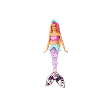 Barbie Sparkle Lights Mermaid Doll with Swimming Action