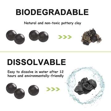 Biodegradable Clay Slingshot Ammo Balls - 1600 pcs in Storage Bag