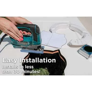 Purrfect Portal XL Cat Door for Large Cats - Easy Install