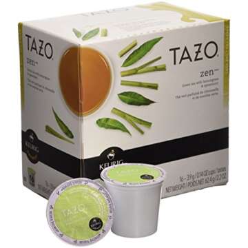 Starbucks Tazo Zen Tea K-Cups - Premium Green Tea Blend (48 Count)