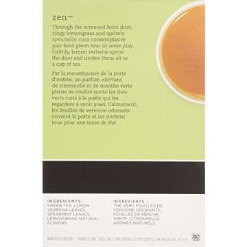 Starbucks Tazo Zen Tea K-Cups - 48 Count Green Tea Bliss