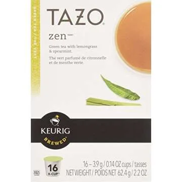 Starbucks Tazo Zen Tea K-Cups - 48 Count Green Tea Bliss