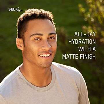 SELF/ish Mens Face Lotion | Oil-free Facial Moisturizer Made for Men | Anti-Aging | Quick-absorbing Lightweight Cream | Natural Ingredients | 3.4fl oz