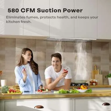 VIKIO HOME Range Hood Insert 30 Inch - Efficient Dual Inlet, Easy Install