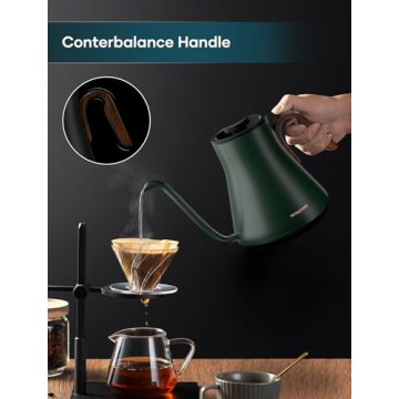 INTASTING Gooseneck Electric Kettle with Precision Control