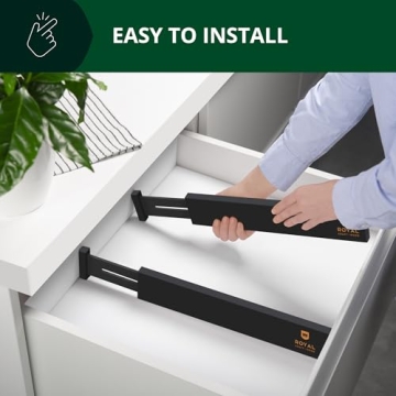 Adjustable Bamboo Drawer Dividers for Home Organization