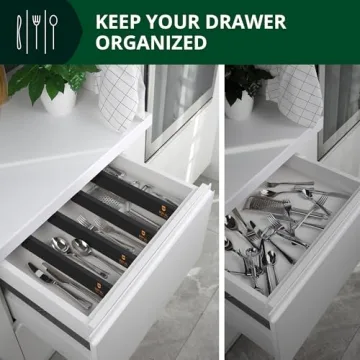 Adjustable Bamboo Drawer Dividers for Home Organization