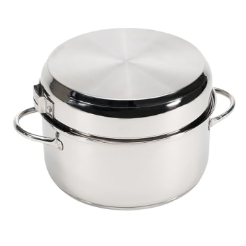 Stansport 7-Piece Stainless Steel Cook Set for Campers