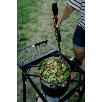 Stansport 7-Piece Stainless Steel Cook Set for Campers