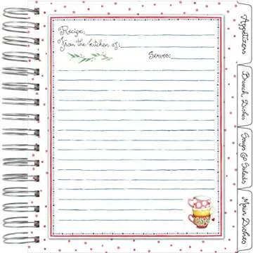 Recipe Keepsake Book for Cherished Family Recipes