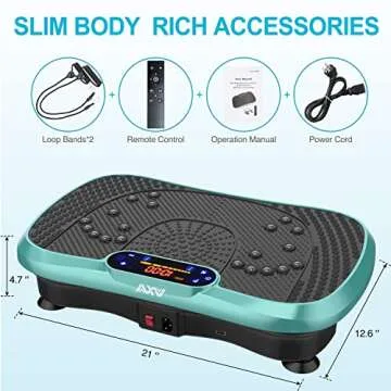 AXV Vibration Plate for Home Fitness and Weight Loss