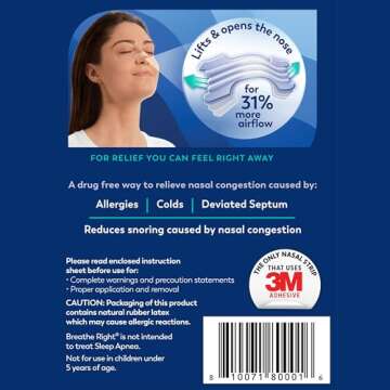 Breathe Right Nasal Strips Extra Strength for All