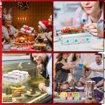 ylnurac Mini Cake Pans with Lids Set 50 Pack 6.8Oz