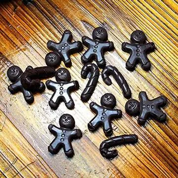 Gingerbread Man Silicone Molds for Festive Treats